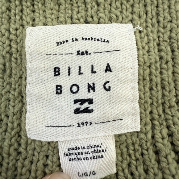 Women’s Billabong Button Down Knit V-Neck Cardigan Sweater Size Large - Picture 13 of 16